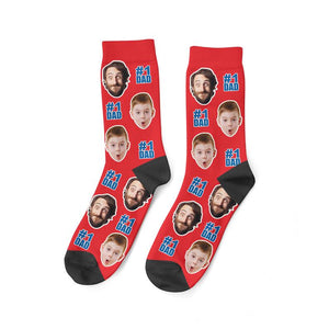 Personalisierte socken für vater - Socken mit Gesicht