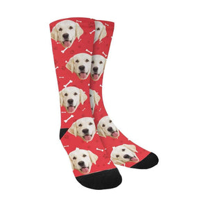 Socken mit hundefoto - Socken mit Gesicht