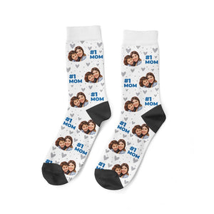 Personalisierte socken für mutter - Socken mit Gesicht