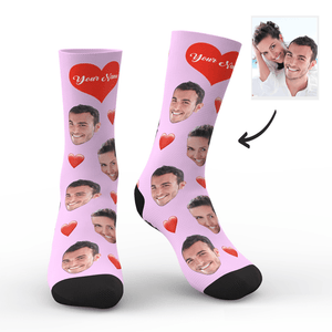 Foto socken - Socken mit Gesicht